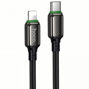 Дата кабель Hoco X127 Exceed Type-C to Lightning PD30W (1m) Black