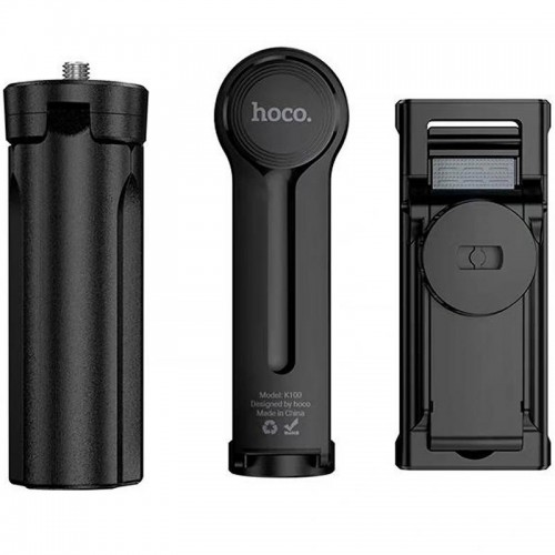 Монопод для селфі Hoco K100 Prestigio mini трипод + крепление 1/4 Black