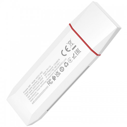 Портативний модем WiFi роутер Hoco HI43 150Mbps (SIM) 2100 mAh White