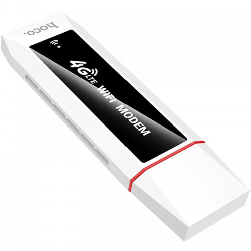 Портативний модем WiFi роутер Hoco HI43 150Mbps (SIM) 2100 mAh White