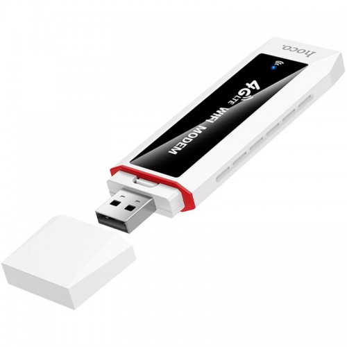 Портативний модем WiFi роутер Hoco HI43 150Mbps (SIM) 2100 mAh White