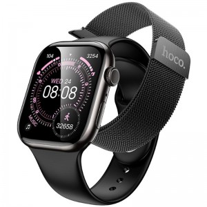 Смарт-годинник Hoco Y42 Smart sports watch (call version) Black