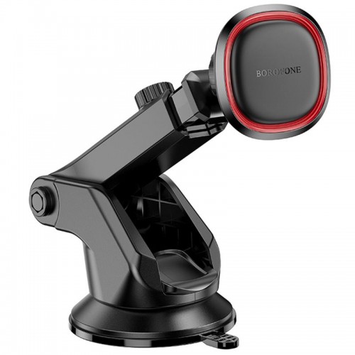 Автотримач Borofone BH125 Roman magnetic (center console) Black / Red