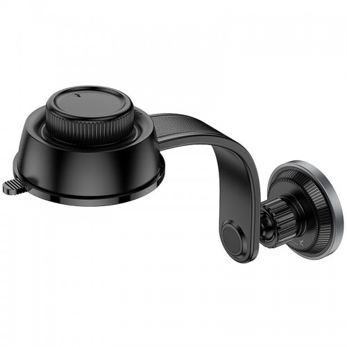 Автотримач Borofone BH123 Profit magnetic (center console) Black / Metal gray