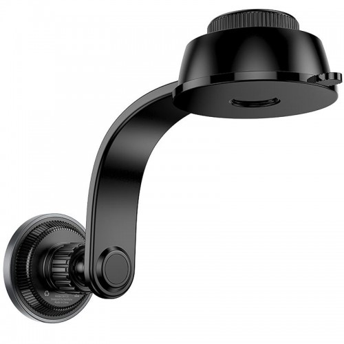 Автотримач Borofone BH123 Profit magnetic (center console) Black / Metal gray