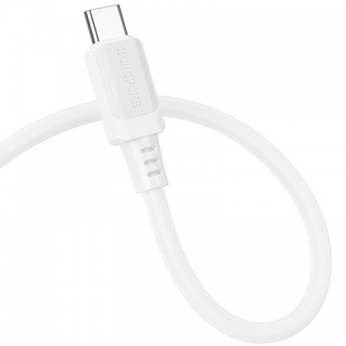 Дата кабель Borofone BX115 Lotto Type-C to Type-C 60W (1m) White