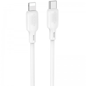 Дата кабель Borofone BX113 Lenny Type-C to Lightning 27W (1m) White