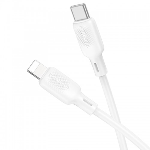 Дата кабель Borofone BX113 Lenny Type-C to Lightning 27W (1m) White