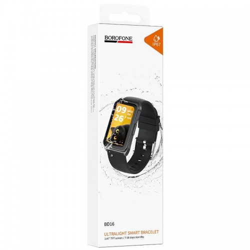 Фітнес-трекер Borofone BD16 Smart bracelet Black