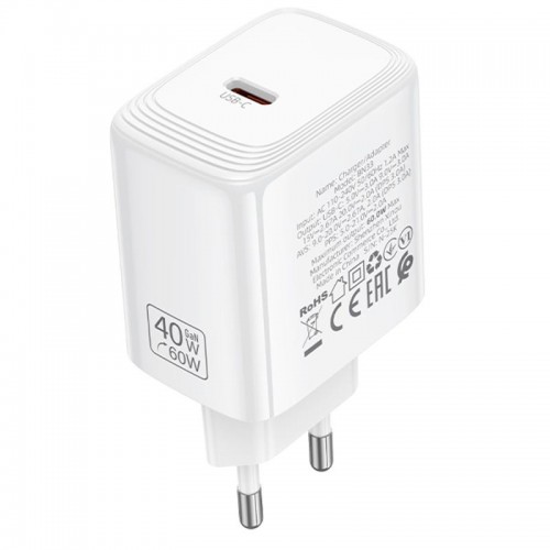 МЗП Borofone BN33 Fuente PD40W (1USB-C) White