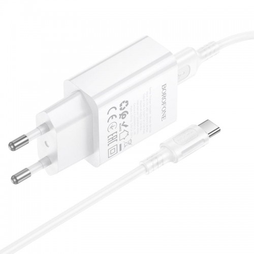 СЗУ Borofone BA110A Lemi 7.5W (1USB-A) + кабель USB to Type-C White