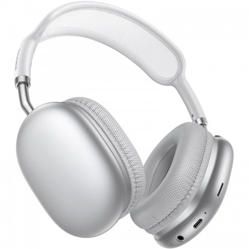 Накладные беспроводные наушники Borofone BO36 Tone Silver