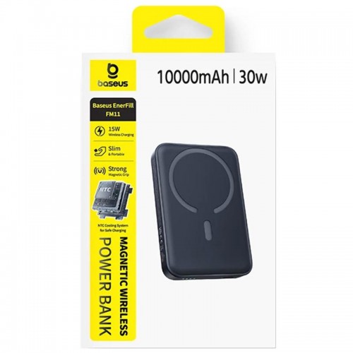 Портативное ЗУ Power Bank Baseus EnerFill FM11 30W с БЗУ 10000mAh (E00287) Cosmic Black