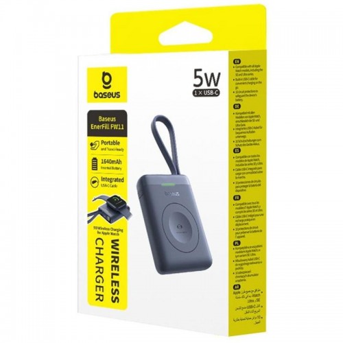 Портативное ЗУ Power Bank Baseus EnerFill FW11 for Apple Watch 5W 1640 mAh (E02053) Midnight