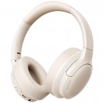 Накладні бездротові навушники Baseus Bass BH1 Lite AI ENC (A0203C) Starlight Off-White