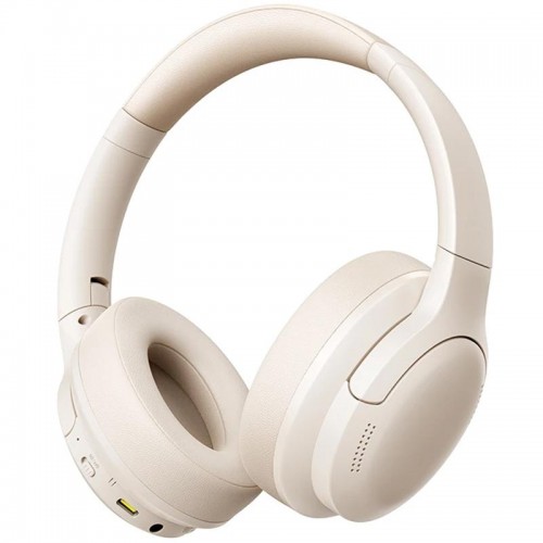 Накладні бездротові навушники Baseus Bass BH1 Lite AI ENC (A0203C) Starlight Off-White