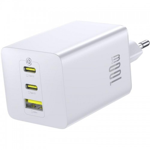 СЗУ Baseus EnerFill FE11 Fast Charger 100W (1USB-A/2C) (P101821) Moon White