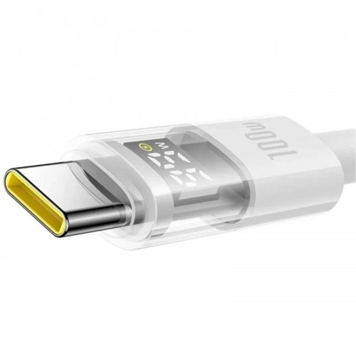 Дата кабель Baseus Display 2 USB to Type-C 100W (2m) (P10382701) Moon White