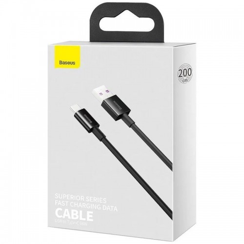 Дата кабель Baseus Superior Series USB to Type-C 100W (2m) (P103201) Cluster Black