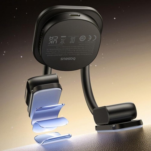 Автодержатель с БЗУ Baseus PrimeTrip C03s Pro Magnetic Wireless Charging (C0013B) Cosmic Black