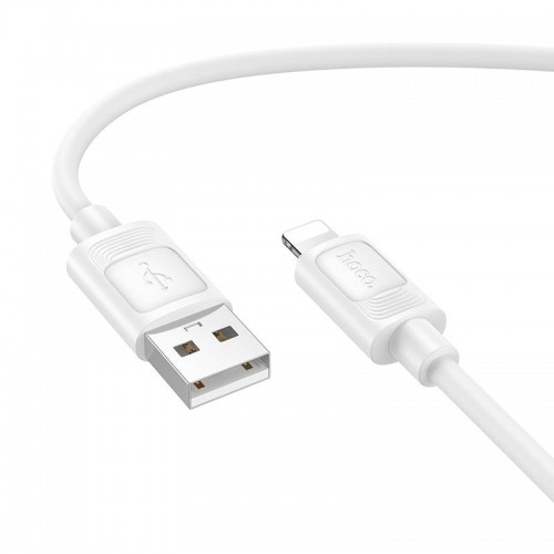 Дата кабель Hoco X122 Benefit USB to Lightning 2.4A (1m) White