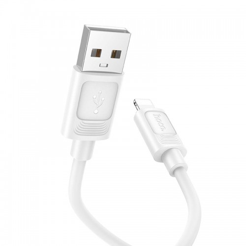 Дата кабель Hoco X122 Benefit USB to Lightning 2.4A (1m) White
