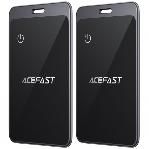 Трекер Acefast S3 Metal Card 100 mAh (2ps) Gray