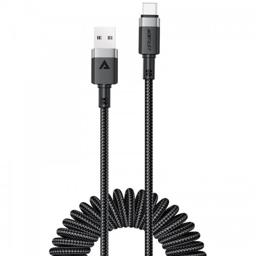 Дата кабель Acefast C14-04 USB to Type-C 3A (1.2m) Black
