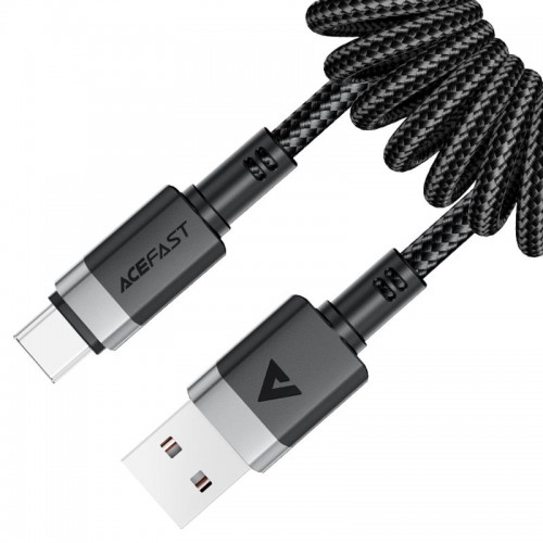 Дата кабель Acefast C14-04 USB to Type-C 3A (1.2m) Black