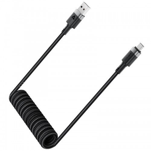 Дата кабель Acefast C14-04 USB to Type-C 3A (1.2m) Black
