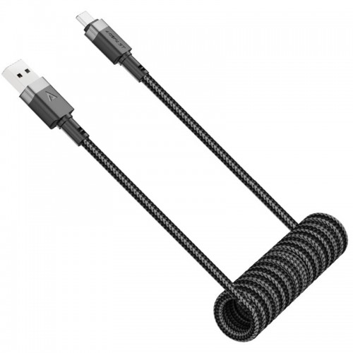 Дата кабель Acefast C14-04 USB to Type-C 3A (1.2m) Black