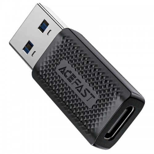 Переходник Acefast J2 USB Male to Type-C Female USB3.0 Black