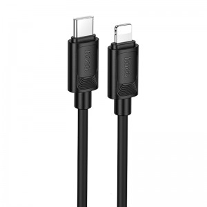 Дата кабель Hoco X122 Benefit Type-C to Lightning 27W (1m) Black