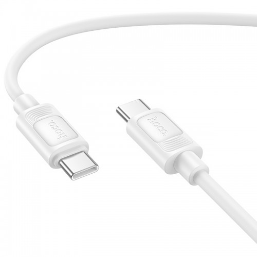 Дата кабель Hoco X122 Benefit Type-C to Type-C 60W (1m) White