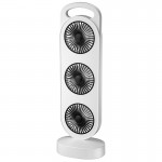 Настольный вентилятор Three Head Fan 1200 mAh Black