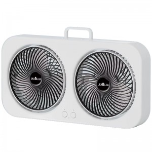 Настольный вентилятор F105 Dual-Fan Design 1800mAh Black