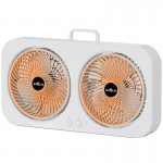 Настольный вентилятор F105 Dual-Fan Design 1800mAh Yellow