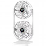 Настольный вентилятор S30 Dual-Fan 3000mAh White