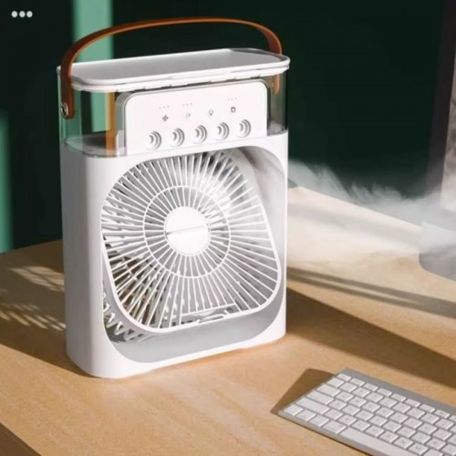 Настольный вентилятор F10 Spray 2in1 с водяным охлаждением 3600mAh White