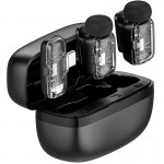 Петличный беспроводной микрофон WIWU WM008 Dual-mic ANC Type-C Black