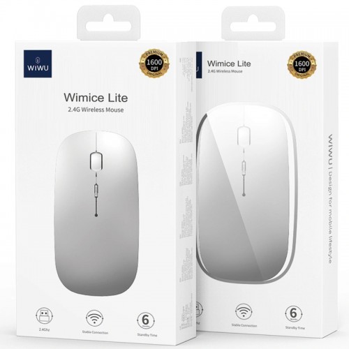 Миша бездротова WIWU WM101-C Wimice Lite 2.4G Silver