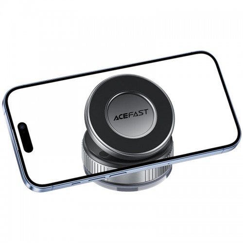 Магнітний автотримач для телефону Acefast E33 neck-hanging vacum Black