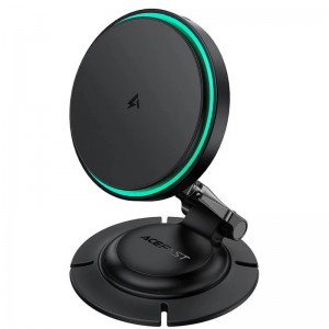 Автотримач MagSafe Acefast D65 Magnetic Wireless Charging 15W Black