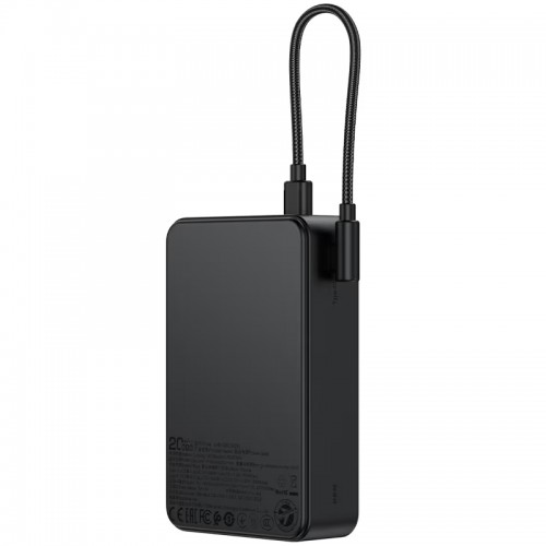 Повербанк Acefast M29 22.5W 20000mAh с кабелем Type-C Black