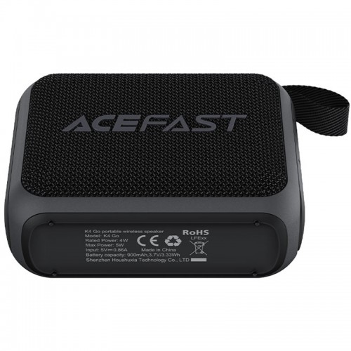 Портативна Bluetooth колонка Acefast K4 Go 5W 8h Black