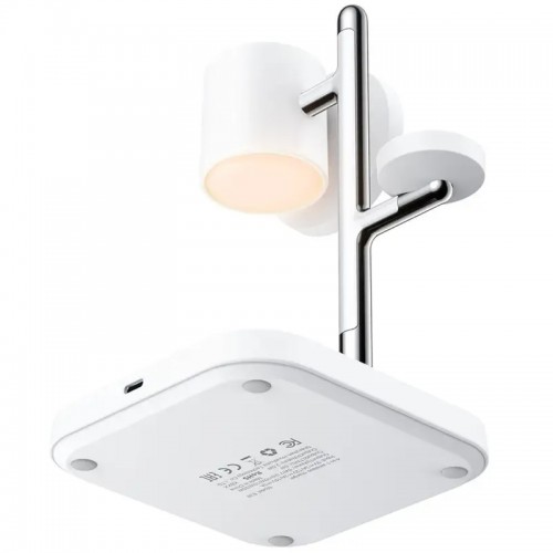 Беспроводное зарядное устройство Acefast E39 настольная станция 4 в 1 Qi2 32.5W White
