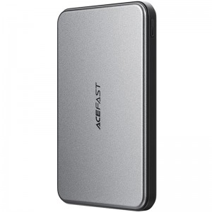 Ультратонкий павербанк MagSafe Acefast M30 PD20W 5000 mAh с кабелем Type-C Black