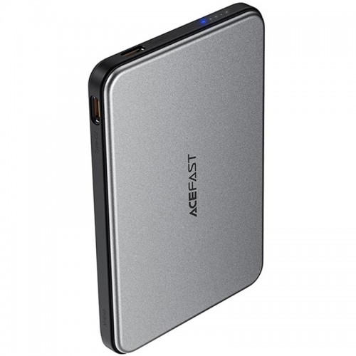 Ультратонкий павербанк MagSafe Acefast M30 PD20W 5000 mAh с кабелем Type-C Black