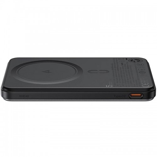 Ультратонкий павербанк MagSafe Acefast M30 PD20W 5000 mAh с кабелем Type-C Black