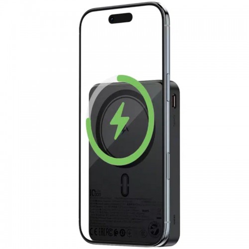Повербанк MagSafe Acefast M31 PD22.5W 10000mAh с кабелем Type-C Black